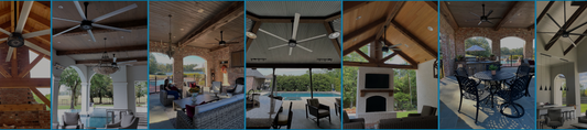 what size ceiling fan for outdoor patio