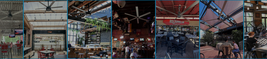 restaurant patio fans