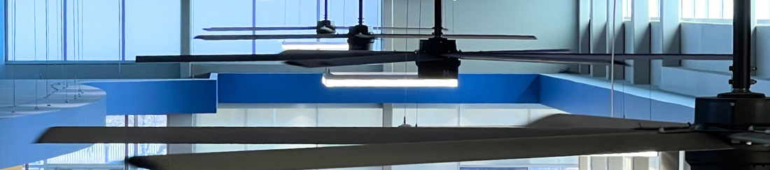HVLS fans in workplace
