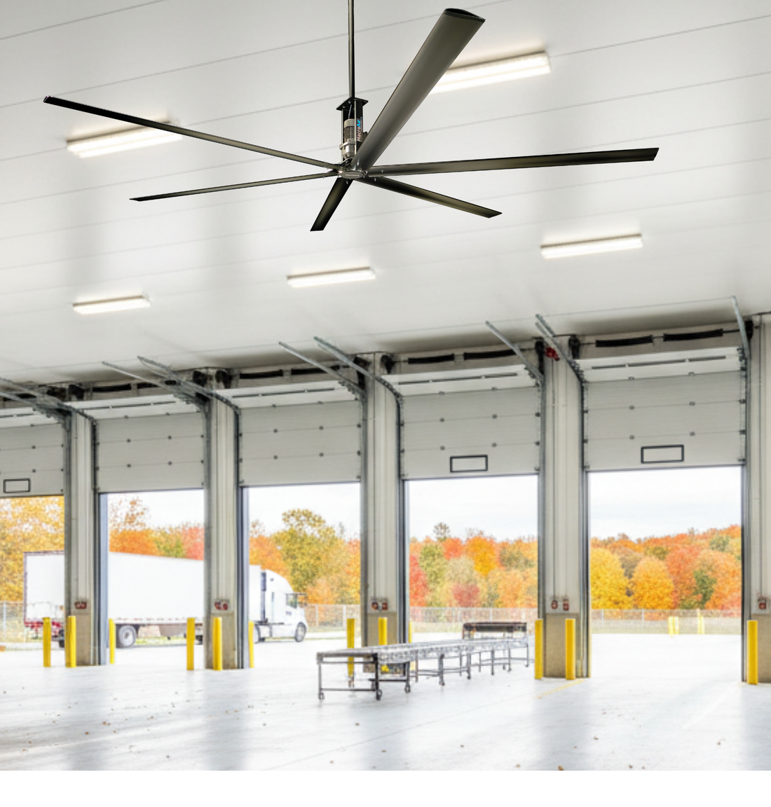 Keep Facilities with Open Bays Warm in the Winter