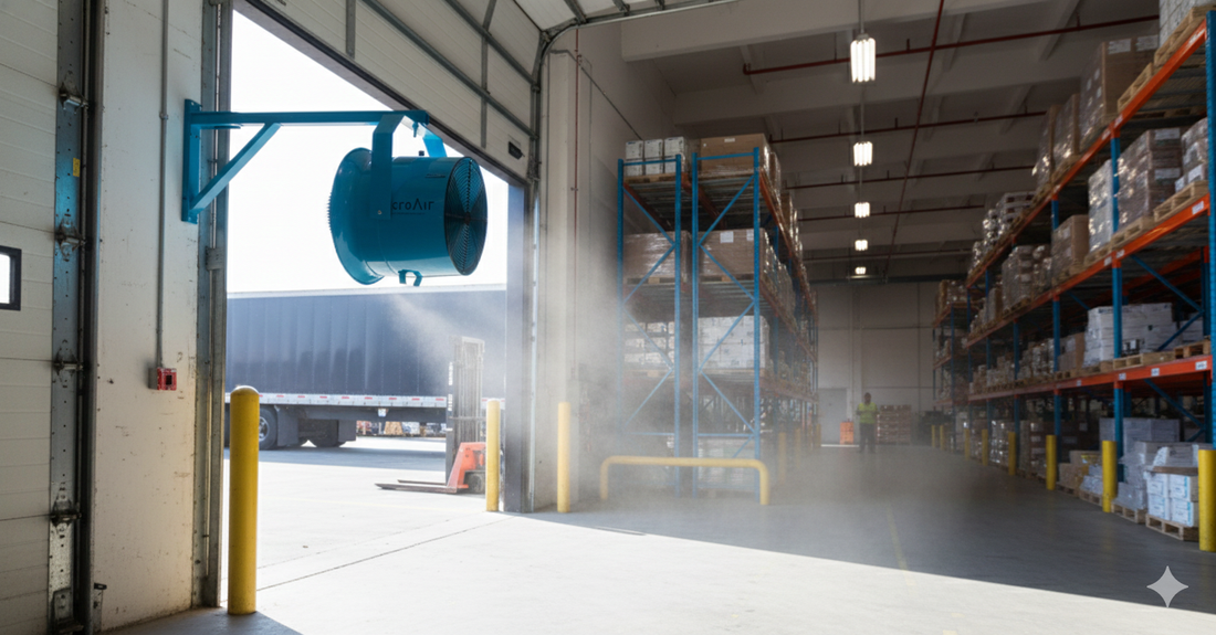 Industrial barrel fan