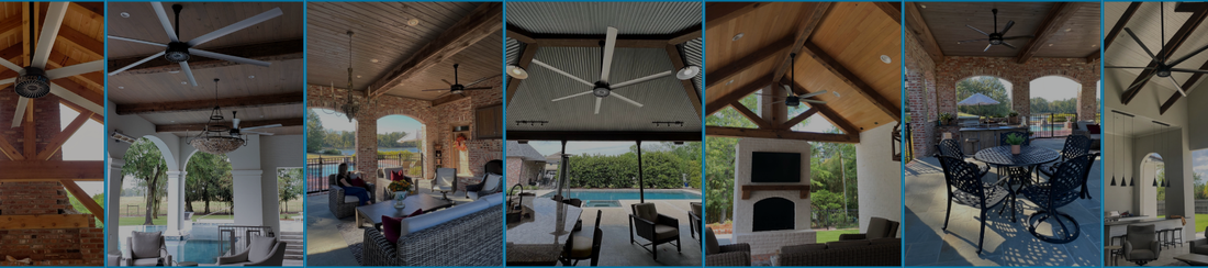 what size ceiling fan for outdoor patio