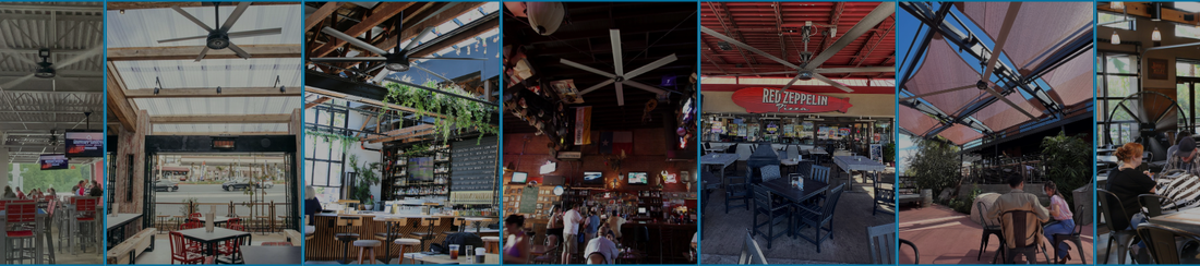 restaurant patio fans