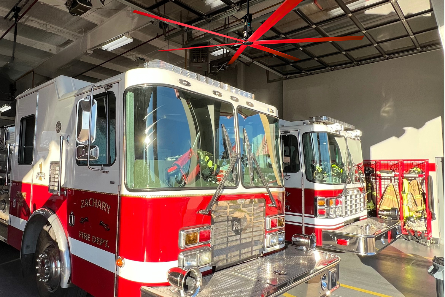 Large Fans for First Responder Facilities – MacroAir Fans